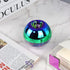 Rainbow Paper Clips Holder - Medium Holographic Paper Clip Dispensers, 100pcs 28mm Colorful Paperclips for Desk