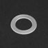 uxcell Nylon Flat Washers M14, 22mm OD, 14mm ID, 1.2mm Thickness, Sealing Gasket for Faucet Pipe Water Hose, Clear,