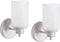 2 Pack Indoor Wall Sconces, Bath Vanity Light Fixtures Wall Mounted Lighting
