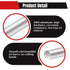 Aluminum Round Rod, 3/4"(3mm) Diameter, 8"(200mm) Length, 6061 Metal Rods for Crafts, DIY, Industry, and Decoration