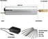 Yakamoz Mini Micro Electric Handheld Drill, 0.7-1.2mm, Portable with 15pcs Drill Bits, 2A Power Supply