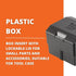 Fein Plastic Box Insert with Lockable Lid for Small Parts and Accessories - Durable Construction, Portable Design, and Efficient Tool Case Organization - 33901119000