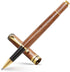 Ayiaren Luxury Walnut Wood Ballpoint Pen Set, 2 Black Ink Refills, Fancy Business Office Gift for Men Women