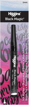 Higgins Black Magic Softliner Pump Marker, Brush Nib, Black Ink, 1 Each by Higgins