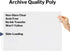Dunwell 11x17 Sheet Protectors, 50 Pack HeavyWeight, 11 x 17" Ledger Size Plastic Sleeves for 3-Ring Binders