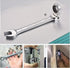 KATUR 17mm Ratcheting Wrench Set - Flexible Pivoting Head Ratchet Combination Spanner Tool
