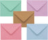 Pukka Pad, Carpe Diem Gummed Envelopes for Greeting Cards and Invitations - Pack of 25 Pastel Envelopes - A2, 4.38 x 5.75 in by Pukka Pad