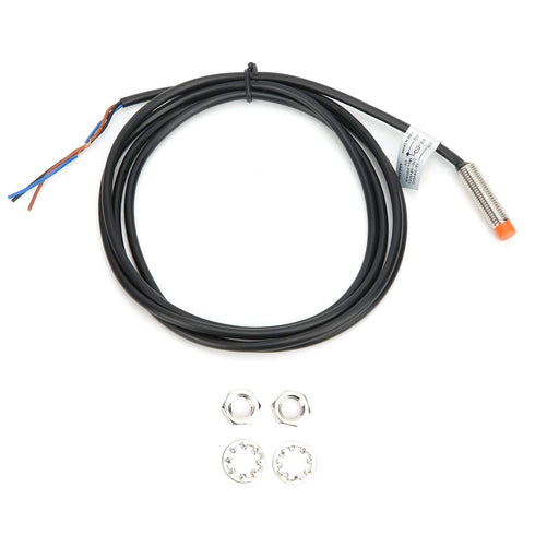 Fafeicy Proximity Switch DC1224V, 3Wire PNP NO Inductive Sensors, 2mm Detecting Distance, 5-8mm Sensing Range,