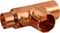 Everflow Supplies CCRT1002 Reducing Tee Fitting, 1 X 1/2 X 1" C X C X C with Solder Cups