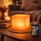 callyan 4-Inch LED Dimmable Glow Cube Waterproof Rechargeable Adjustable RGB Color Changing with