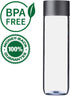 1-Pack Empty Plastic Juice Bottles with Caps - Reusable 400ml Durable Water Bottles for Smoothies and Crafts
