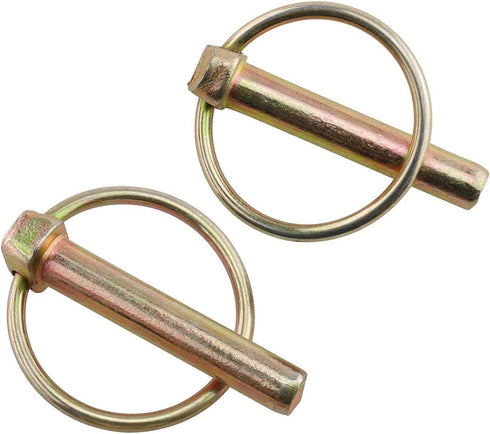 E-outstanding Linch Pin 4PCS 45mm Heavy Duty Lynch Pin, Shaft Locking Pin Fastener Assortment Kit