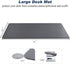 Desk Pad for Office Home 31" x 13", PU Leather Waterproof Large Desk Writing Mat Organizer, Grey