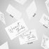 Thank You Cards for Small Business – Elegant Design with Warmest Thanks – 3.5 x 2 Inches, 100 pcs, 300GSM Card Stock