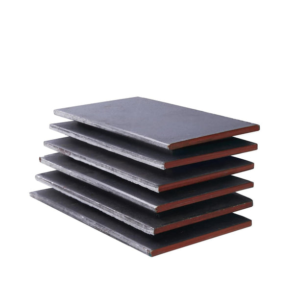 6 Pack 4"x2"x0.125" 1095 Steel Flat Stock Bar Blade - Knife Making Forging Steel for Professionals and Hobbyists