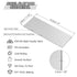 PATIKIL E52100 Steel for Knife Making Steel, 4" x 1-1/2" x 1/8" Hot Rolled Steel Flat Bar for DIY Blank Sheet Metal, Professional and Hobbyist Use