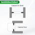 60Pcs 0.98"x0.43" uxcell Shutter Repair Pins, Metal Spring-Loaded Replacement Pins Plantation Shutter Fasteners