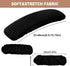 SARAFLORA Stretchable Office Chair-Arm Cover, Stain Resistant Spandex Slipcover for Desk Chairs Arm, Black