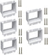 iMBAPrice BE2-5 (2-Gang) Electrical Power Outlet Box Extender, White, 5-Pack