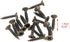 Quluxe 6 (1.37"x0.47"x0.62") Pcs Metal Corner Brackets Furniture Corner Protector Decorative Right Angle Corner Guards