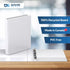 Davis Group Easyview Junior Binder, 1-Inch Mini Clear-View 3-Ring Binder, White, 8.5"x5.5", Made in Canada for School,