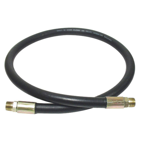 Apache 98398226 3/8" x 24" 2-Wire Hydraulic Hose Male x Male Assembly