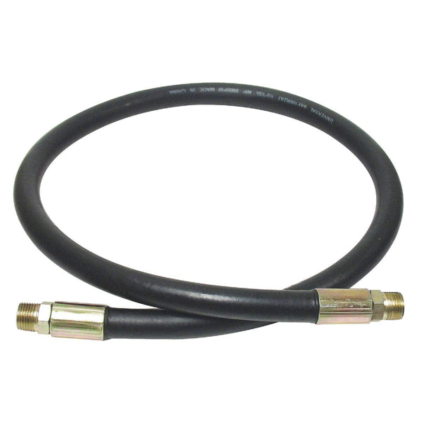 Apache 98398226 3/8" x 24" 2-Wire Hydraulic Hose Male x Male Assembly