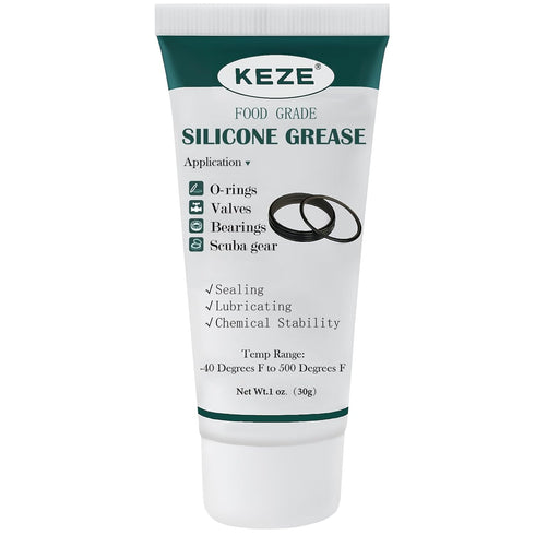 Waterproof Food Grade Silicone Lubricant Plumbers Grease for Valve Sealant and Faucet O Rings, 1 oz 1-Pack