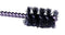 Weiler 21075 5/8" Power Tube Brush, .005" Steel Wire Fill, 1" Brush Length, Made in the USA