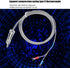 K Type Thermocouple, Bayonet Compression Spring Temperature Sensor Probe 0-400°C (Optional) (5 m)