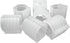19mm U-Shaped Plastic Chair Foot Caps, Non-Slip U Shaped Floor Glides, Tubing Caps Cover, 16Pcs, White