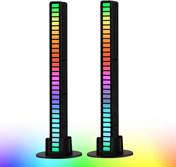 MOONDKIST Smart RGB Rhythm Light Bar with 32 LEDs, Music Atmosphere Rhythm Light