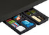 Bostitch Konnect Under Desk Drawer, Self-Adhesive Slide Out Storage Organizer with 4 Customizable Dividers (2-Pack)