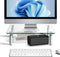 KKTONER GLASS Monitor Stand with Height Adjustable for Home Office 2 Pack