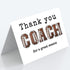 Mcduldul Thank You Coach Card | Football Rugby Coaches Appreciation Gifts Cards for Men Women