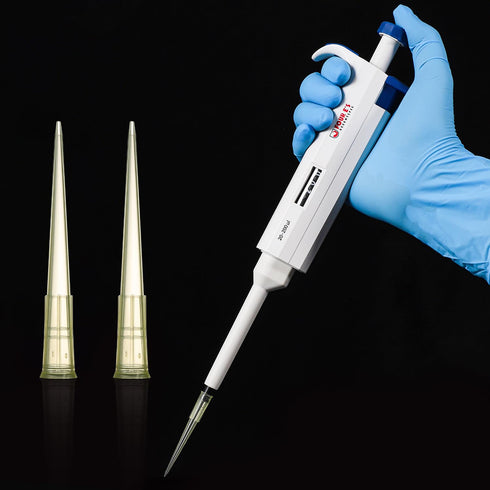 200ul Universal Yellow Pipette Tips, Polypropylene (PP), 1000pcs/bag, Autoclavable, Non-pyrogenic