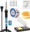 LDK Soldering Iron Kit, Electric Gun Welding Tools with ON/OFF Switch, 30g Solder & 5pcs Tips