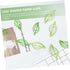STOBOK 30pcs Colored Paper Clip File Folders, Leaf Shaped Paper Clips for School and Office Supplies
