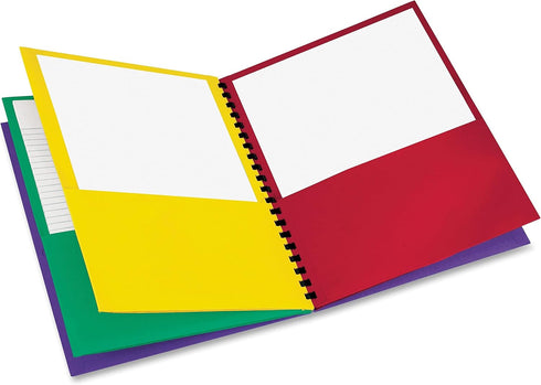 Oxford 8-Pocket Paper Folder, Multicolor, Letter Size, 200-Sheet Capacity, 8-1/2" x 11" (99656)
