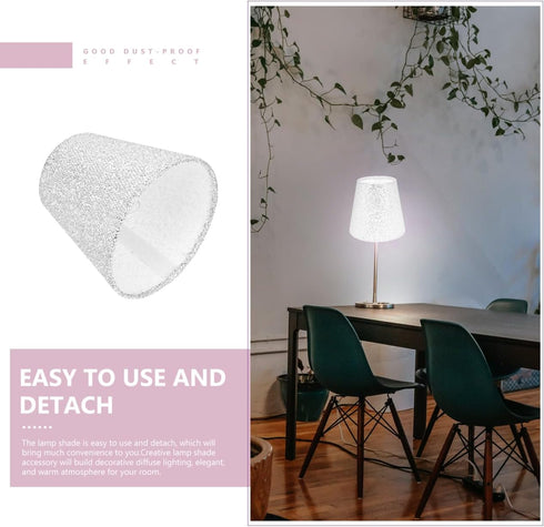 E27 LABRIMP Fabric Lampshade Lamp Shades Sequin Cloth Art Lampshade Floor Light Decorative Lamp Shade Cover Retro Floor