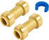 SUNGATOR 3/4 Inch Check Valve, No Lead Brass Push-to-Connect Plumbing Fittings for Pex Pipe, Copper, CPVC, PE-RT, Pack