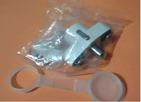 High Velocity Hurricane Shutter Lock Kit - White Accordion Hardware with Matching Key
