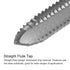 uxcell M6 x 1.25 H2 Left Hand Straight Flute Tap & Bit Set, 4.7mm M35 Cobalt HSS-CO Twist Drill Bit