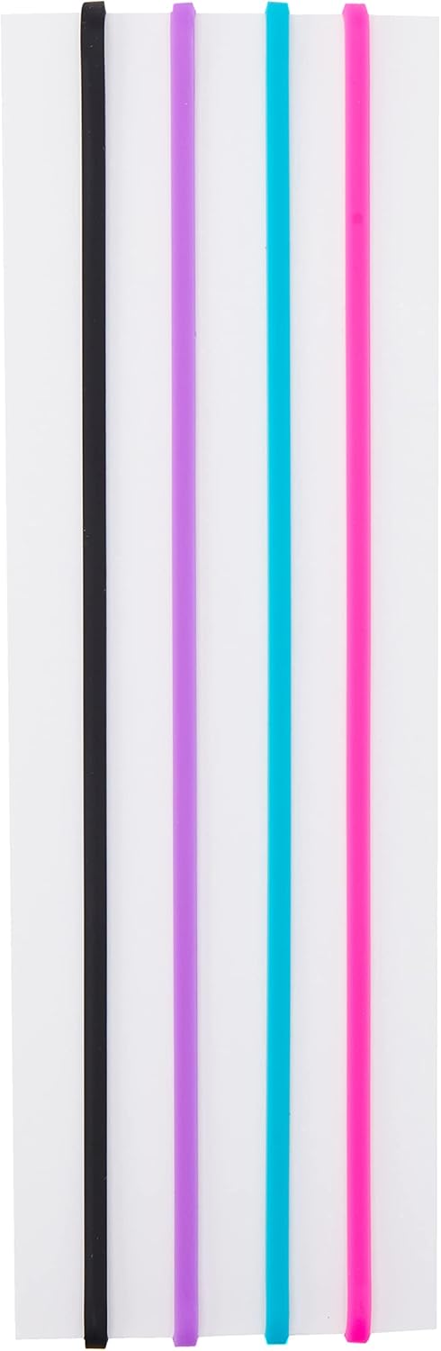 Ranger Dyan Revelry's Dylusions Dyalog Notebook Elastic Bands, Multicolor (4 Per Pack)