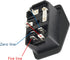 PNGKNYOCN 10A 250V Rocker Switch Power Socket Inlet Module Plug, 2-Pack with Indicator Light and 10A Fuse