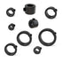 3PCS Drill Stop Bit Collar Set (16mm), Carbon Steel Adjustable Depth Split Positioner Ring