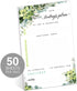 Boho Greenery Sticky Note Daily To-Do Planner, 50 Pages for Daily Tasks, Notes, Scheduling (6" x 10")