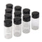 Jiuwu 10 Pack Glass Vials 5ml with Screw Caps Small Vials for Essential Oil Sample Vial for Perfume