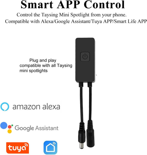 Taysing Mini Spotlight Jewelry Showcase Lighting Fixture Power Supply with Smart Switch