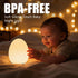 Harmobub 11 Baby Night Light, Silicone Egg Light for Kids, Portable Touch Night Lamp with Colors Changing, Nursery
